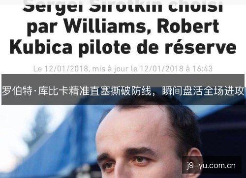 罗伯特·库比卡精准直塞撕破防线,瞬间盘活全场进攻 罗伯特·库比卡精准直塞撕破防线,瞬间盘活全场进攻